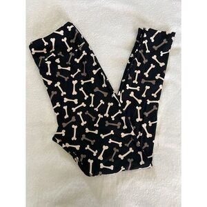 LulaRoe Bone Print Leggings